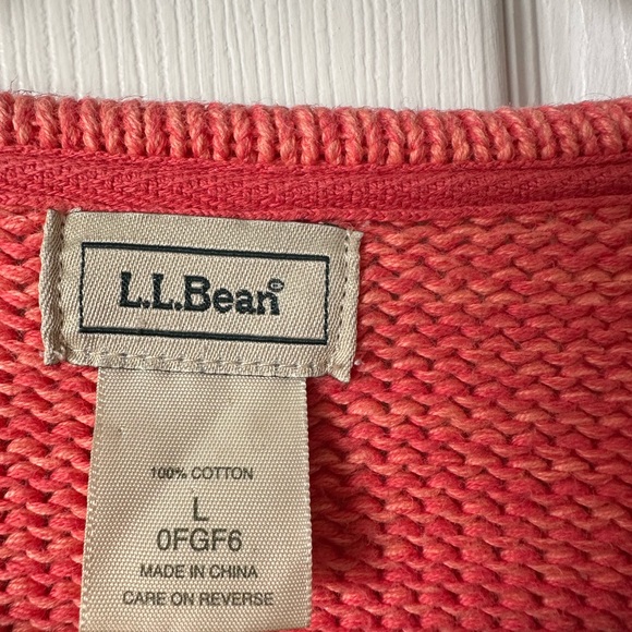 Vintage L. L. Bean Women’s Cotton Sweater - size L - Vintage LL Bean - Picture 4 of 4